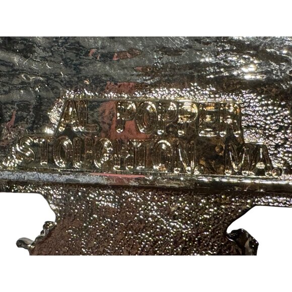 Badge / Trophy Twin County Bristol Plymouth Pistol League Metal Gold in color - Picture 7 of 9